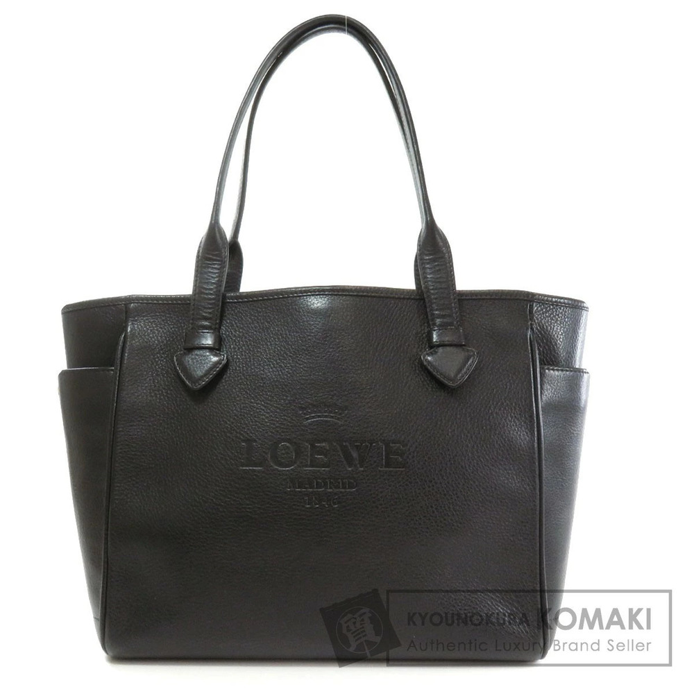 Loewe motif tote bag leather